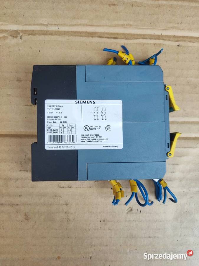 Przekaźniki Bezpieczeństwa Siemens 3sk12112bb40 wielkopolskie Kotlin