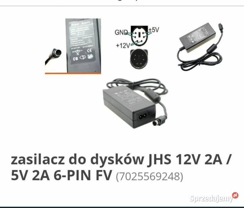 Sprzedam zasilacz do dysku sprawny