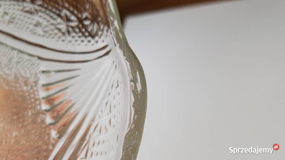 Mała patera paterka Girlandy 2 Ząbkowice szkło śląskie Dąbrowa Górnicza