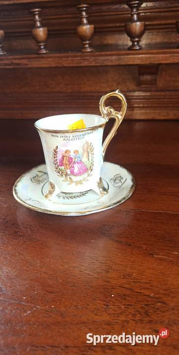 Filiżanka do espresso Na 3 nóżkach Scena dworska Gdańsk sprzedam