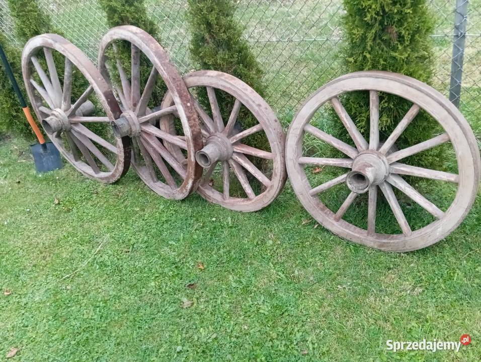 Koła drewniane do wozu podkarpackie Krosno