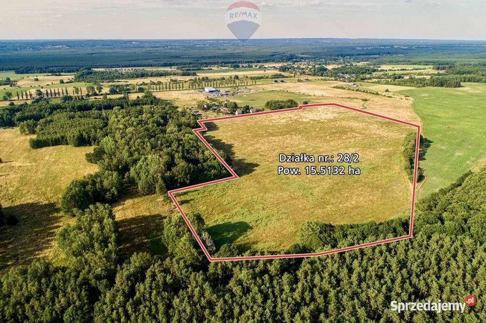 Duża działka rolna 155132 ha dopłaty Klępina