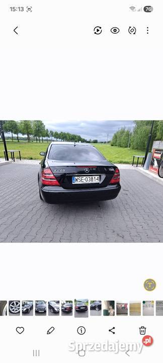 Mercedes E220 CDI nieuszkodzony Klasa E Sierpc