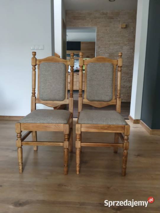 Stare drewniane krzesła 6 sztuk kujawsko-pomorskie