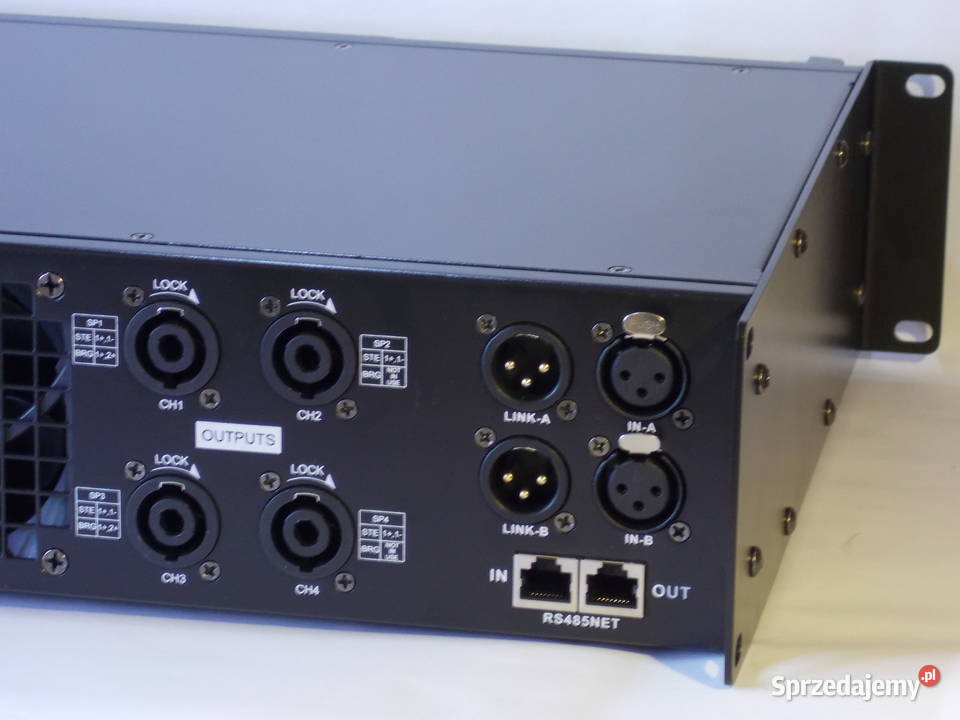 Wzmacniacz końcówka mocy z DSP 4X1300W estradowy Wzmacniacze i pokrewne