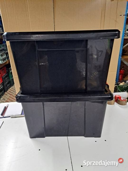 Plastikowe pudełka pojemnik z pokrywą i Sosnowiec