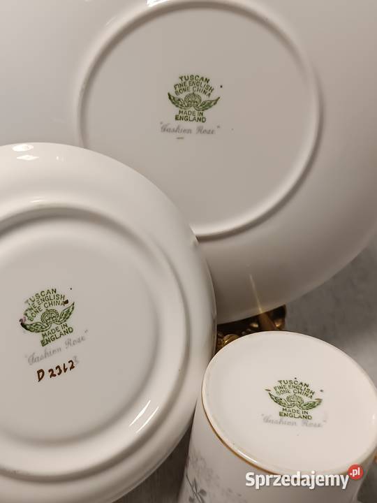 ROYAL TUSCAN Fashion Rose Trio Filiżanka Zestaw Dobrzany