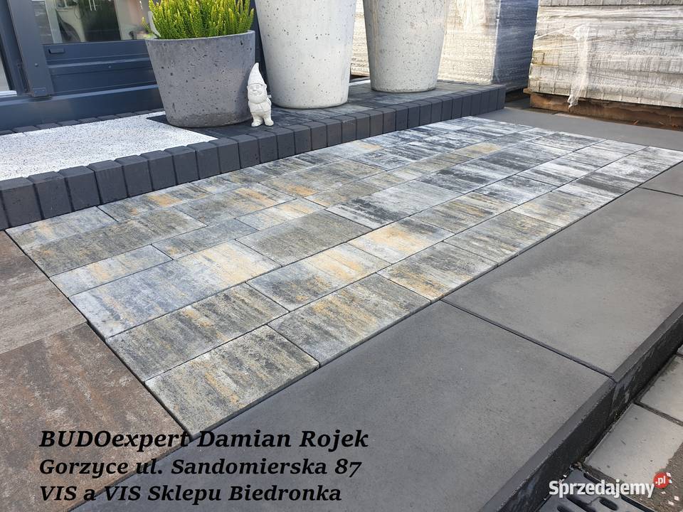 Obrzeże palisadowe gładkie nowoczesne GIGANTE Materiały budowlane Gorzyce