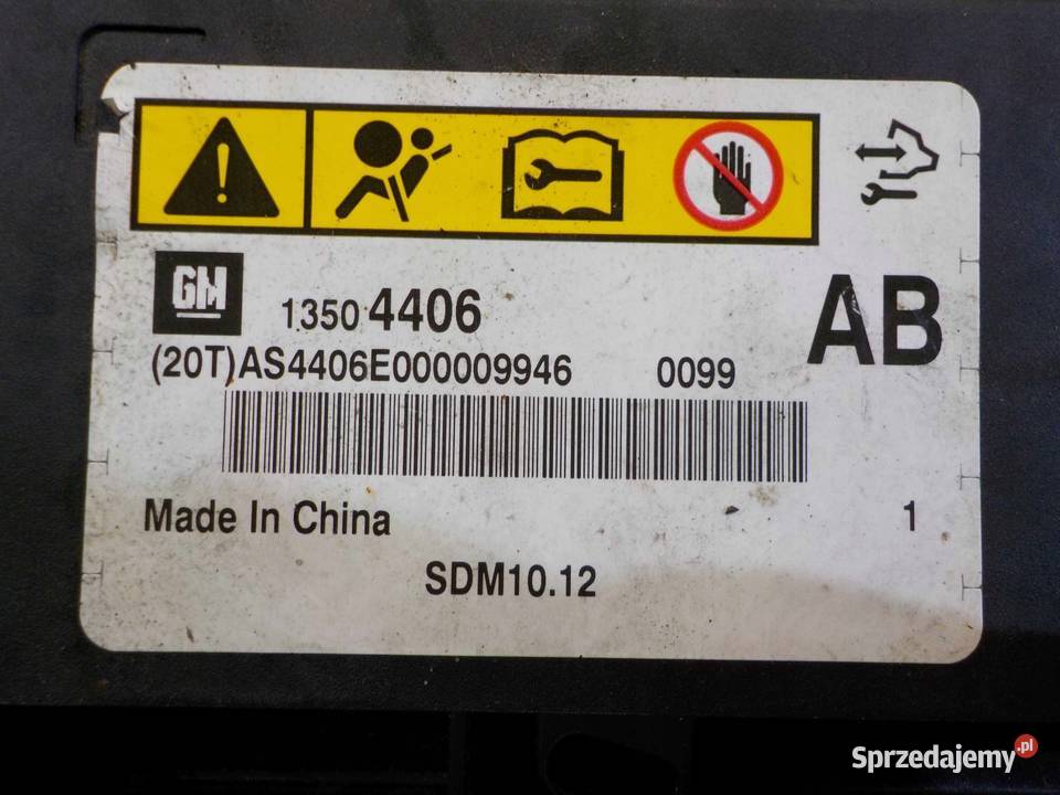 CHEVROLET CRUZE I 09r sensor modul AIRBAG Wyposażenie elektryczne mazowieckie Suków