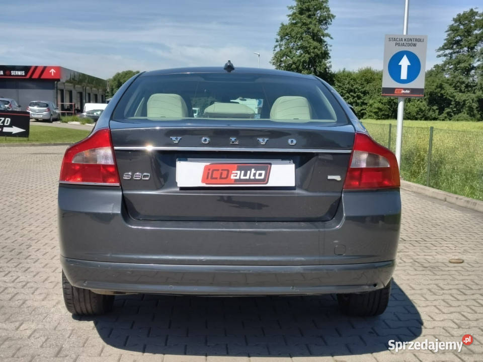 Volvo S80 110 NISKI PRZEBIEG skóry parktronic szary Kęty