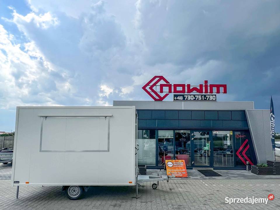 Przyczepa gastronomiczna food truck kącik Przyczepy i naczepy Kotlin