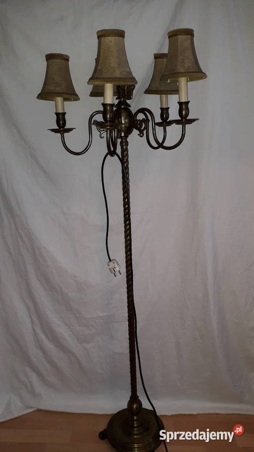 Unikatowa lampa podłogowa Amsterdam 1930 Antyki Szczecin