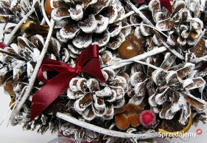 Choinka z szyszek z dodatkami Boże Narodzenie Kraków