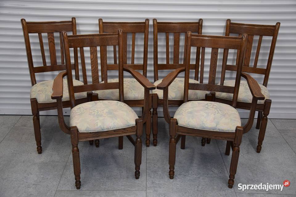 krzesła dębowe 6 sztuk nowe Olsztyn