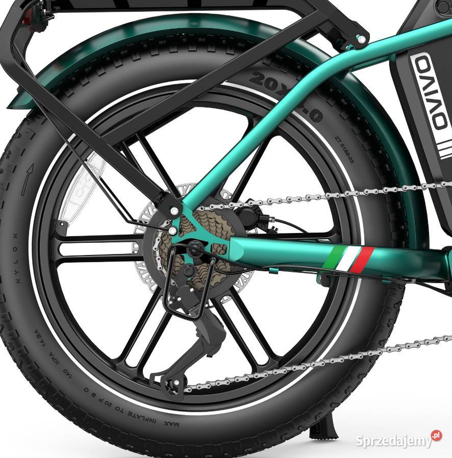 Rower elektryczny OVIVO NEO C2 zielony silnik Tarnów