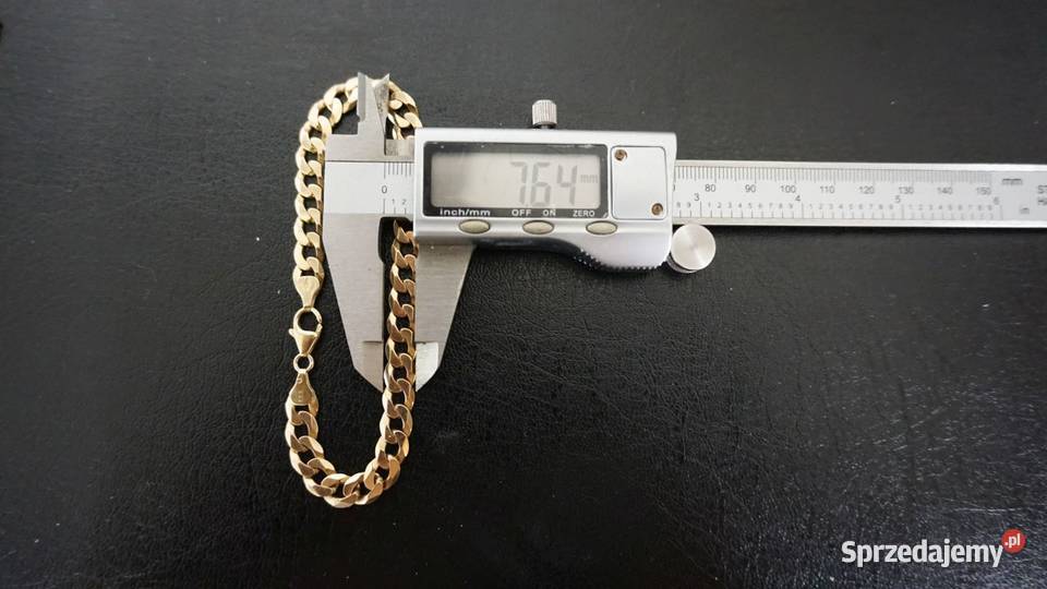 ZŁOTA BRANSOLETKA PANCERKA 15G 333 Warszawa
