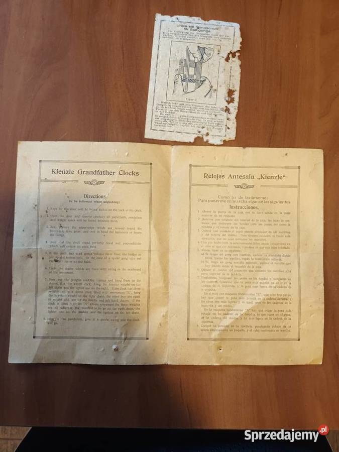 Zegar stojacy Kienzel Orzechówko