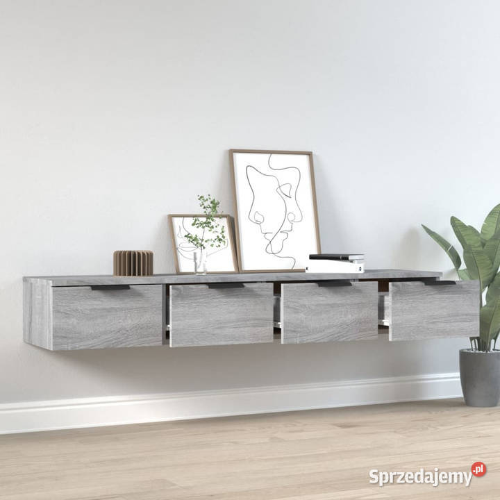 Szafki wiszące 2 szary dąb sonoma 68x30x20 mazowieckie Warszawa