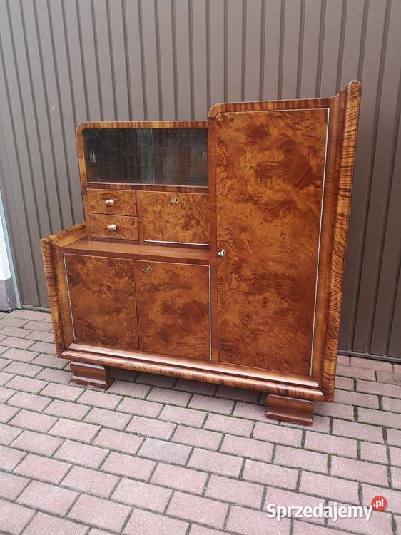 Mam na sprzedaż piękną witrynę artdeco orzech Swarzędz