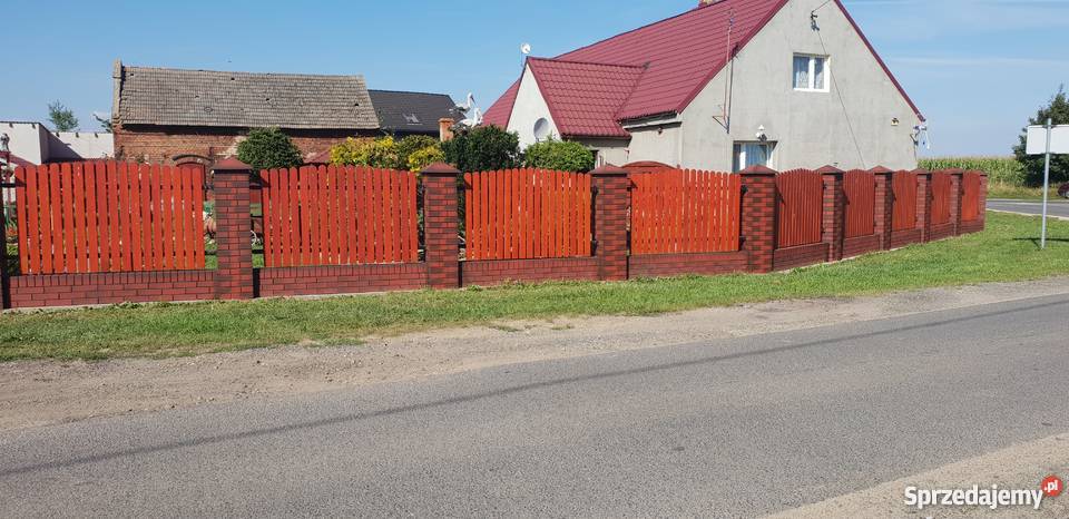 Ala klinkier słupki murki ogrodzenia imitacja