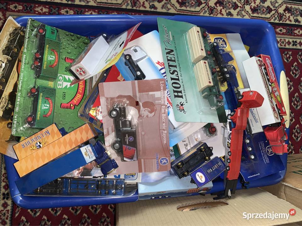 Ciężarówki samochodziki z browara niemieckiego Nowa Ruda