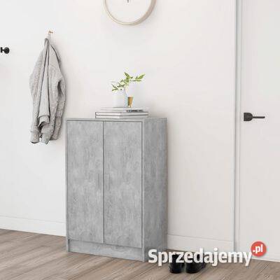 vidaXL Szafka na buty szarość betonu 60x35x92 mazowieckie Warszawa