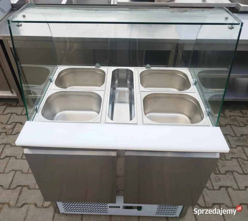 Bar Sałatkowy Chłodniczy 2 Drzwi YATO MC 154 Gastronomia