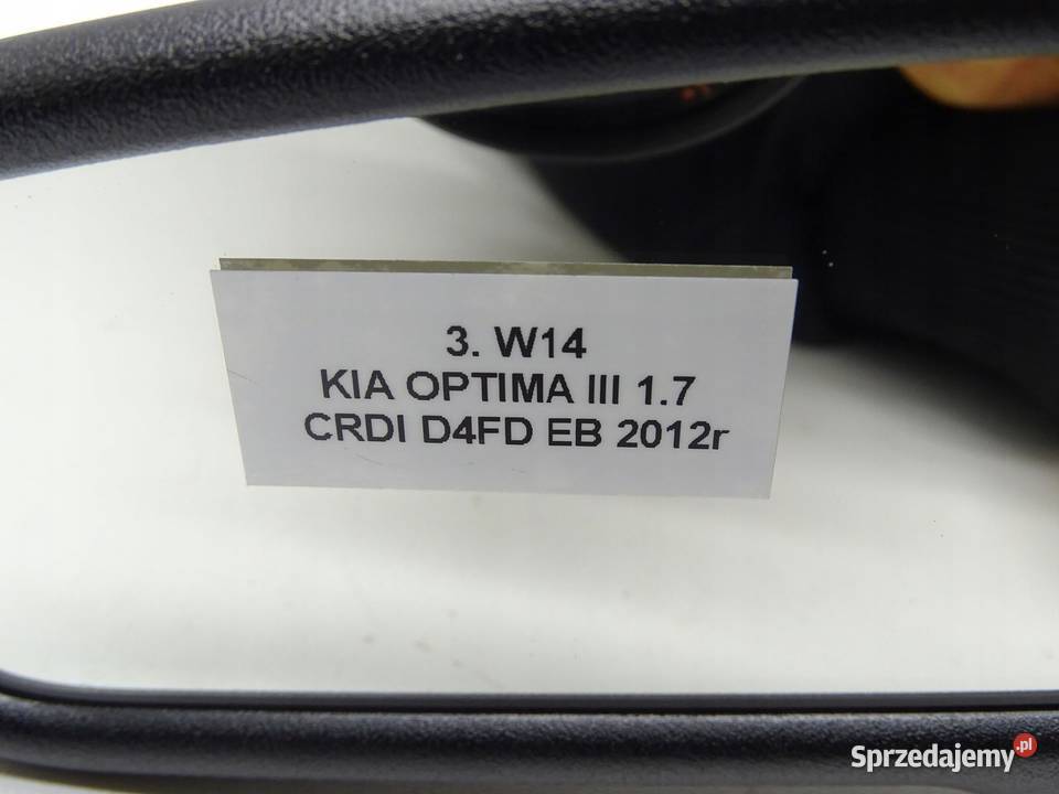 LUSTERKO WSTECZNE WEWNĘTRZNE KIA OPTIMA III