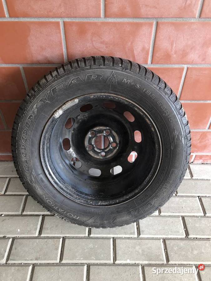 Felga stalowa 15 z oponą zimową Goodyear Ultra Chorzów sprzedam
