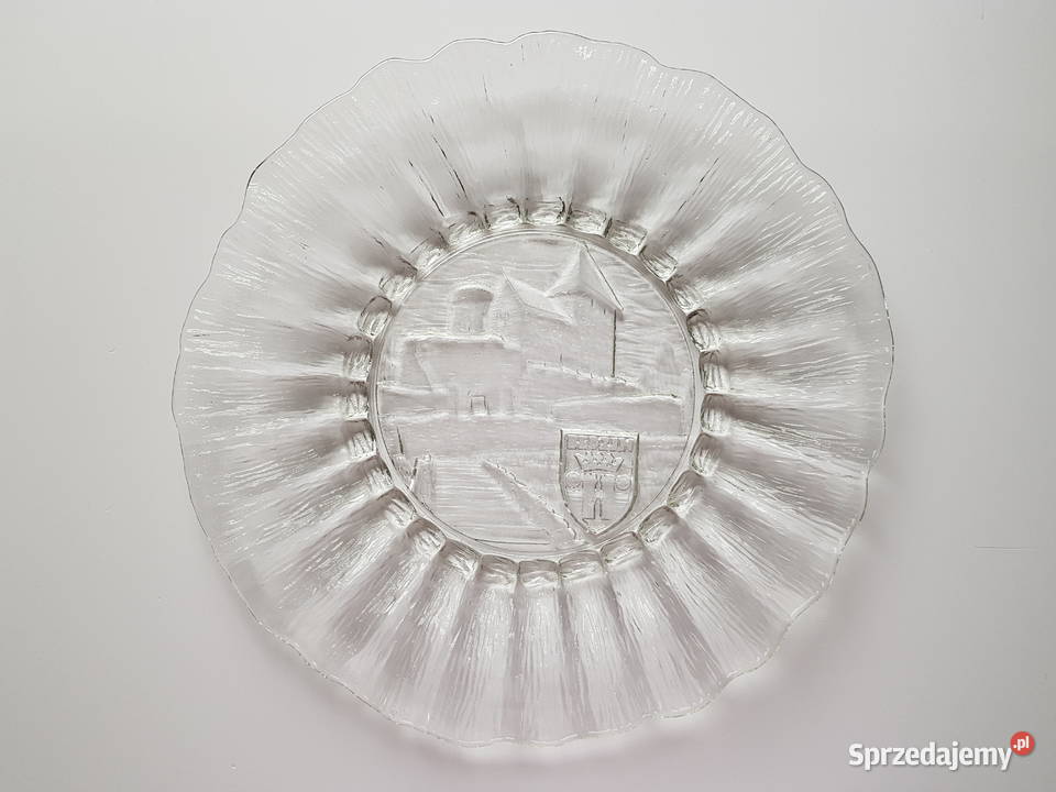 Patera Cora Zamek Będzin Ząbkowice szkło PRL Dąbrowa Górnicza sprzedam