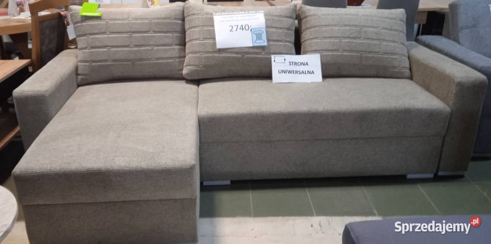 SUPER WYGODNY NAROŻNIK NA SPRĘŻYNACH kujawsko-pomorskie Chełmża