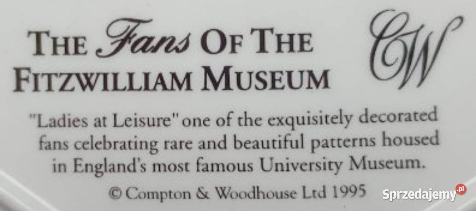 WACHLARZ PORCELANOWY COMPTON WOODHOUSE LADIES OF Pabianice