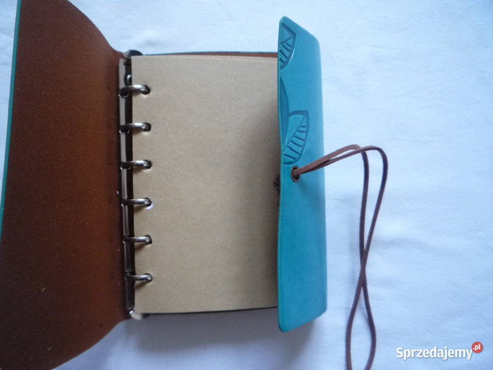 Notatanik turkusowy w stylu vintage Szczecin