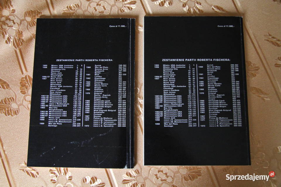 Książka szachowa ROBERT FISCHER 1 2 Pozostałe Toruń