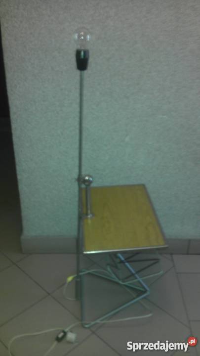 Stolik gazetnik z lampą PRL pomorskie Gdańsk sprzedam