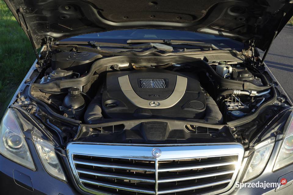 MercedesBenz Klasa E W212 55 Mercedes Benz E550 skórzana tapicerka wielkopolskie Gniezno