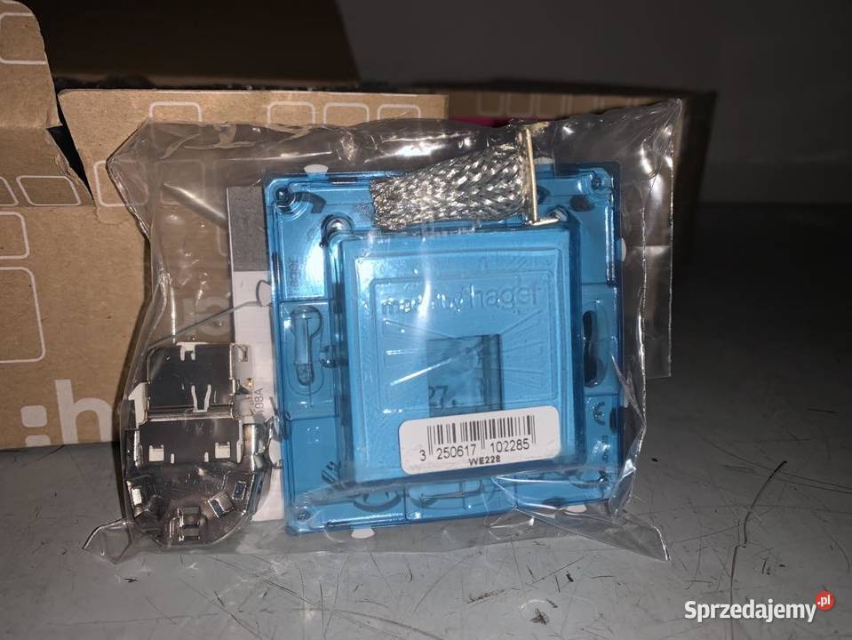 Hager WE228 RJ45 CAT6A STP simple x10 Warszawa