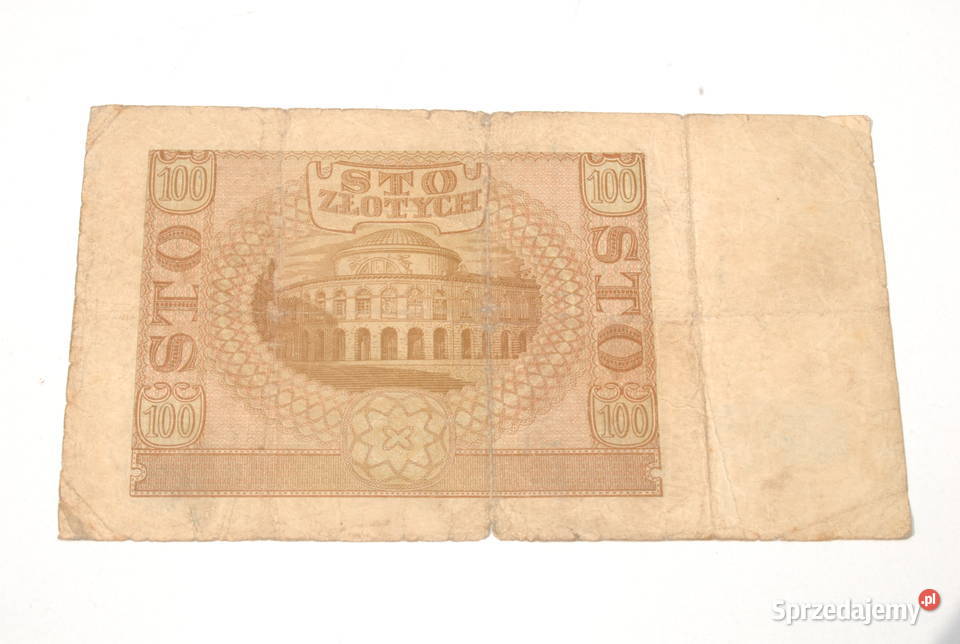 Stary banknot 100 złotych Polskich 1940 unikat Cieszyn