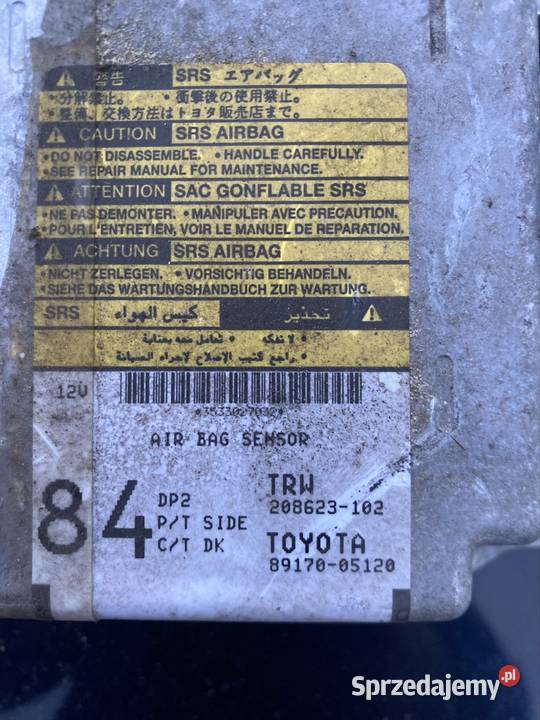 Sensor sterownik poduszek Airbag Toyota Avensis Kamocin