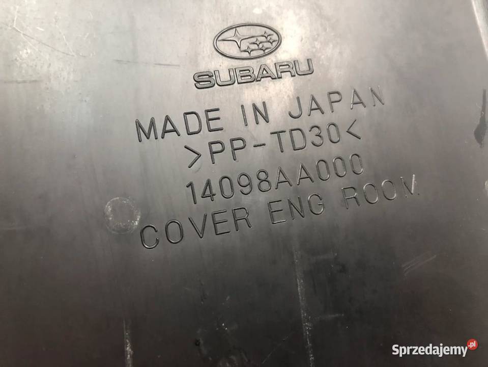 SUBARU OUTBACK IV 20 D 150 2010R OSŁONA OBUDOWA Motoryzacja Skarżysko-Kamienna