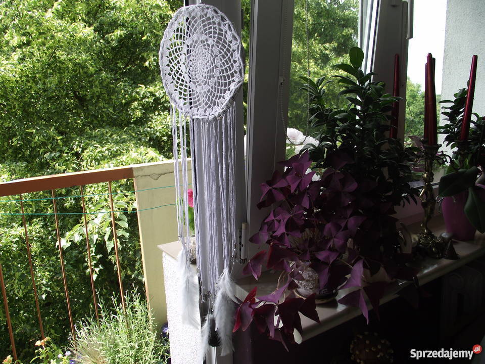 AUTORSKI BIAŁY ŁAPACZ SNÓW 80 sprzedam