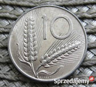 Włochy 10 Lirów 1955r 1976r 1980r 1982r wielkopolskie Kalisz