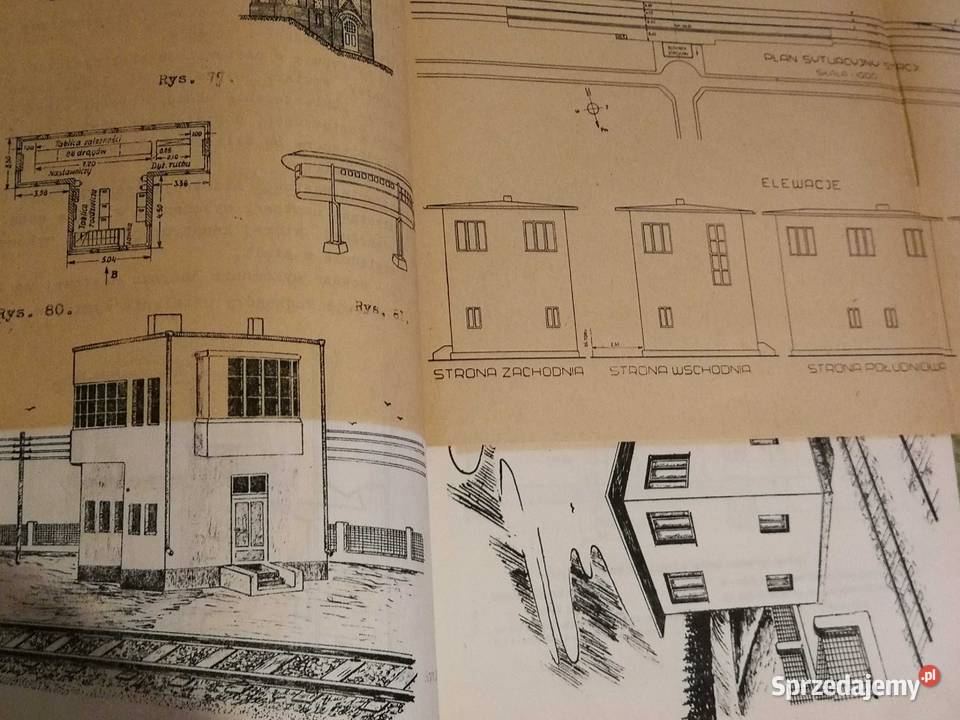 Budownictwo kolejowe Budynki kolejowe 1949 Szczecin