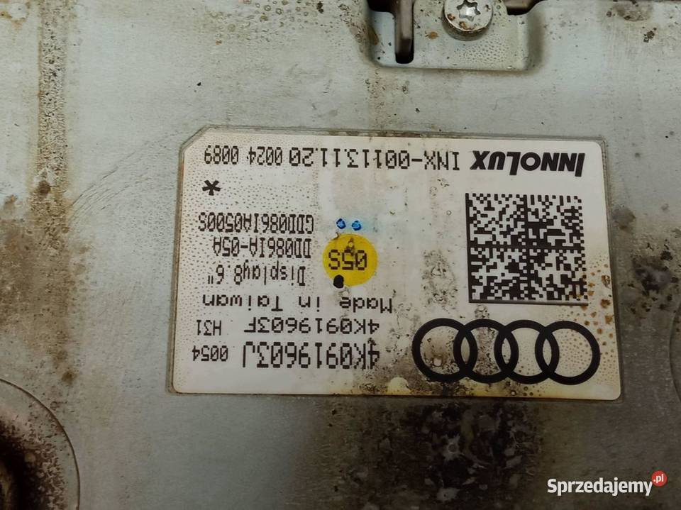 WYŚWIETLACZ 4K0919603J Audi A6 V 2018 C8
