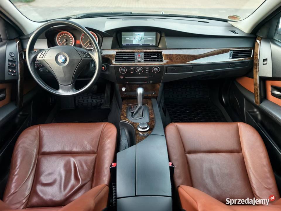 BMW 525i 25 LPG 218 AUTOMAT SKÓRY SZYBERDACH nieuszkodzony Tuszyn