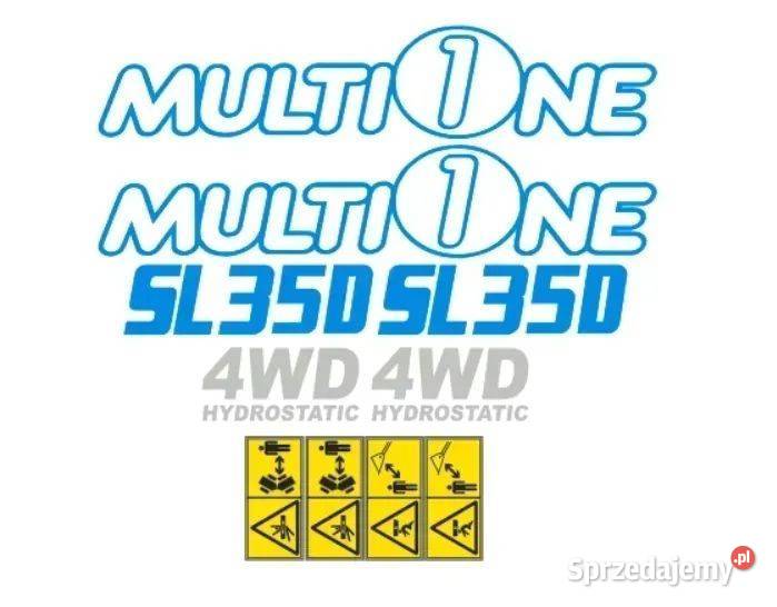 Naklejki oklejenie naklejka MULTIONE SL35D mazowieckie sprzedam