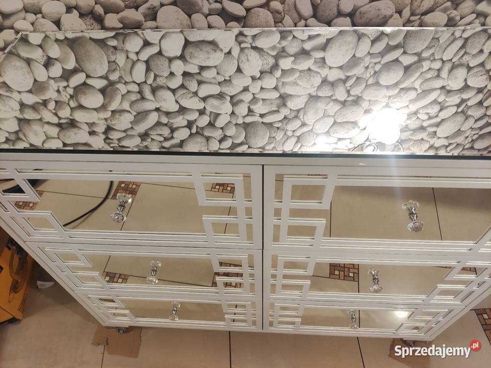 Komoda 6 szuflad wysoki połysk Glamour 120 Nowy Sącz