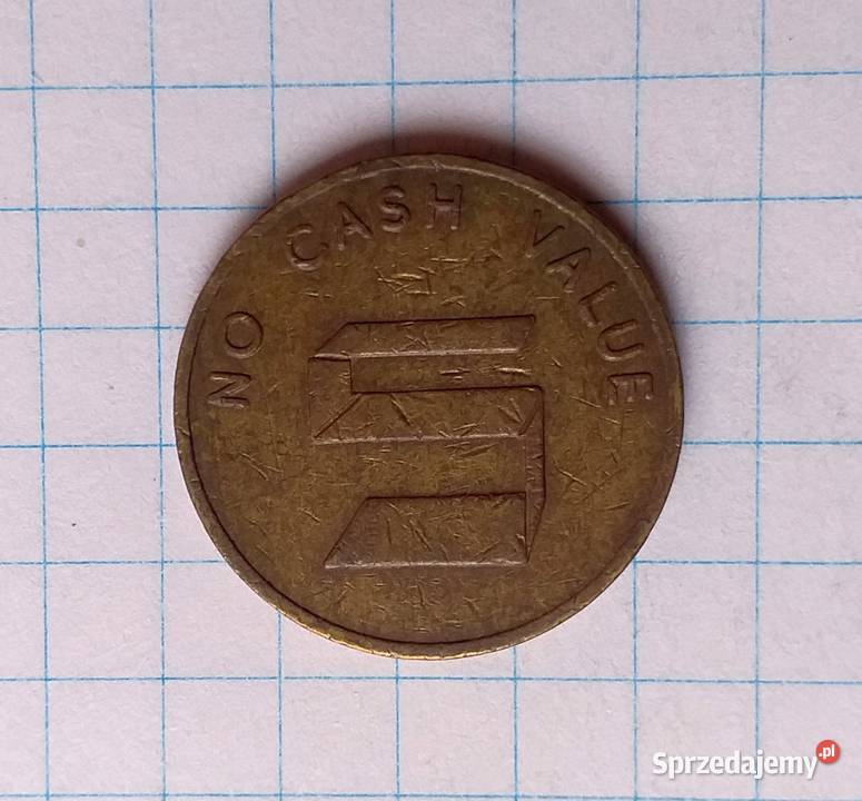 ŻETON DO AUTOMATU JEDNORĘKIEGO BANDYTY WIELKA Piszczac