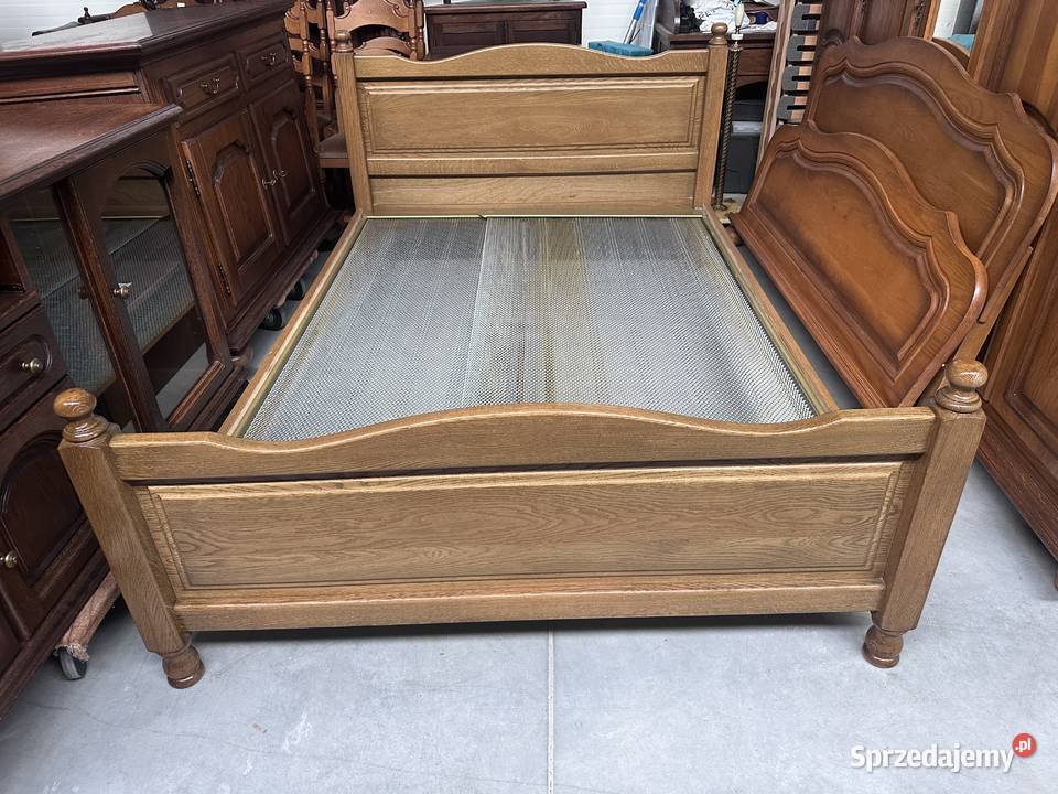 Masywne łóżko 140 stelaż materac Łóżka Łóżka i materace wielkopolskie Sławoszewek