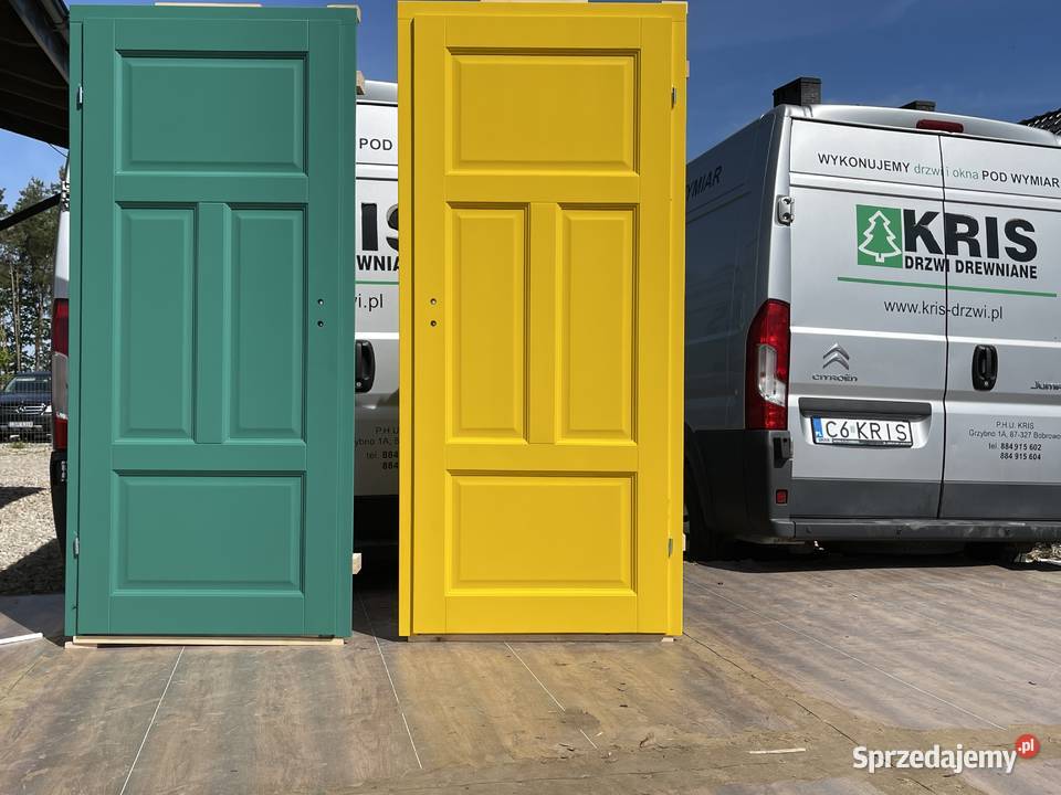 Drzwi drewniane zewnetrzne ocieplane CZYSTE Toruń